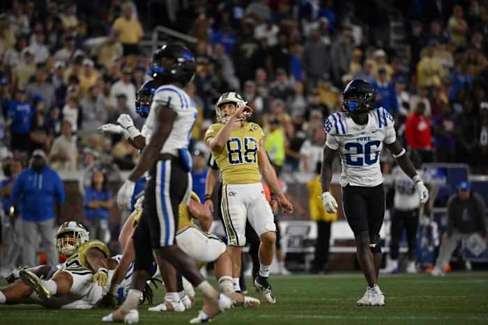 Georgia Tech kicker Gavin Stewart